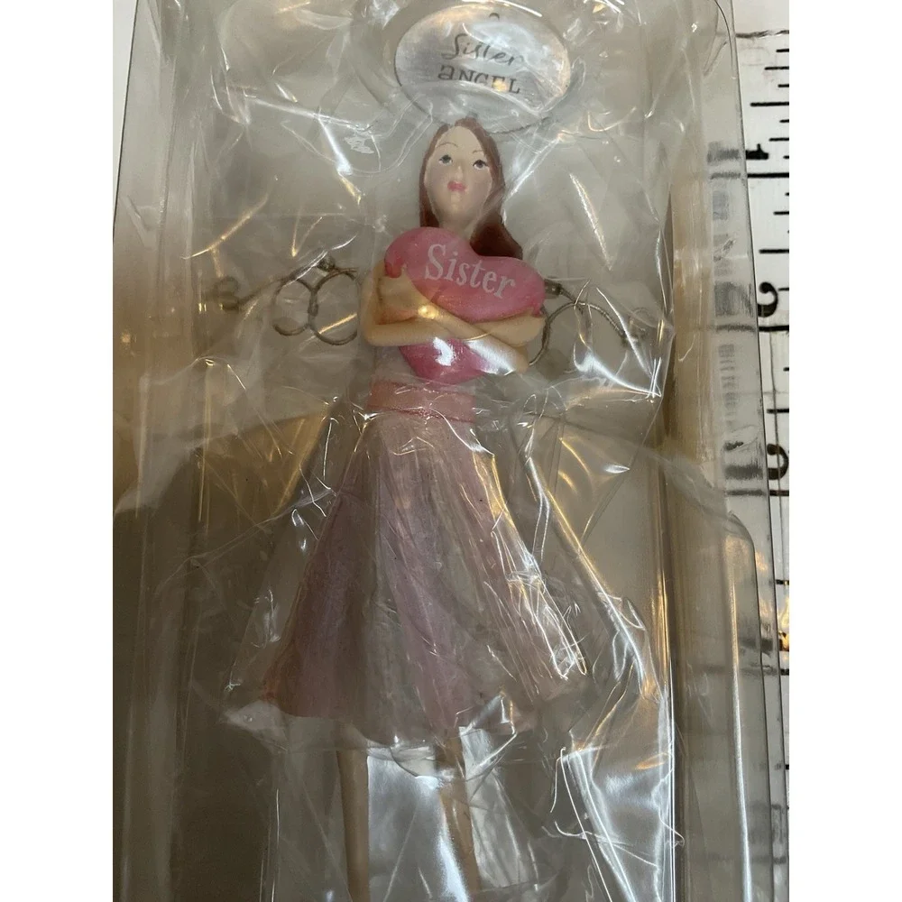 Hallmark Keepsake Christmas Ornament 2008 Sister‎ Angel Down to Earth Angels NOS